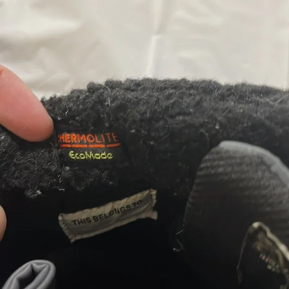 Cat & Jack Snow Boots Kids, Therolite, Lace up, Zipper, Velcour Strap, Faux Fur - Picture 7 of 7